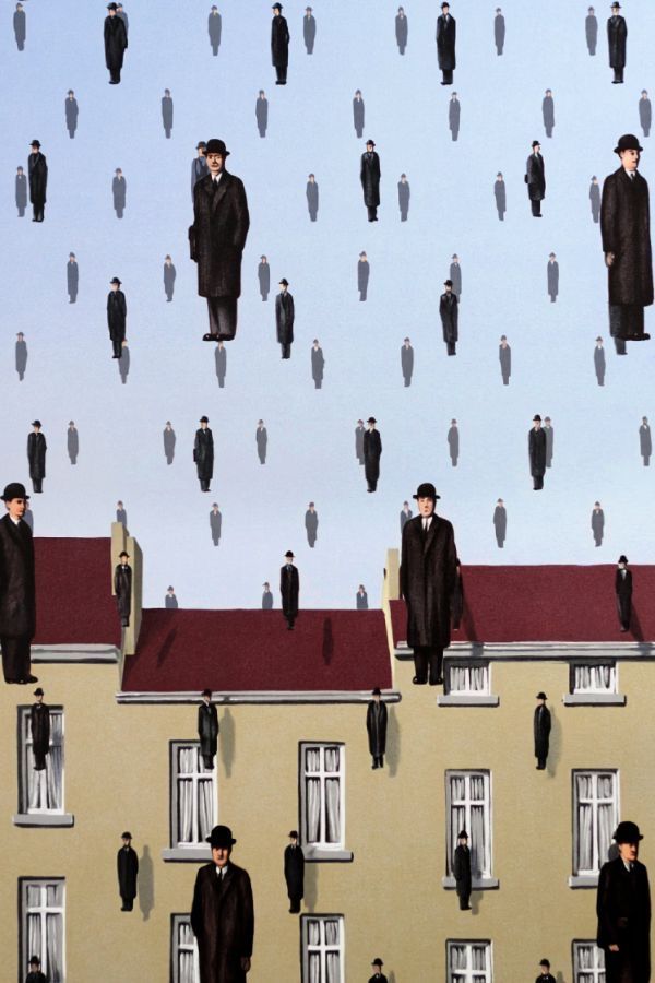 Lovers Wallpaper, Rene Magritte Wallpaper, Reproduction Wall Mural, Rene  Magritte the Lovers Wall Painting,wallpaper Mural Art,rene Wall Art - Etsy  Israel