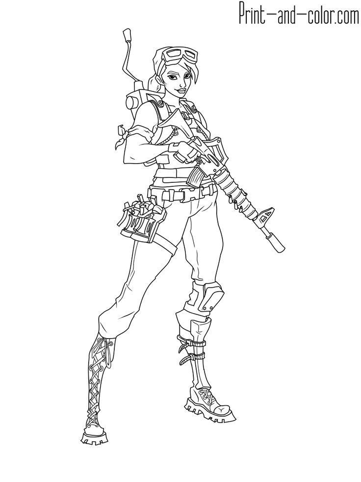 Gaming pinwire fortnite coloring pages print and color fortnite in