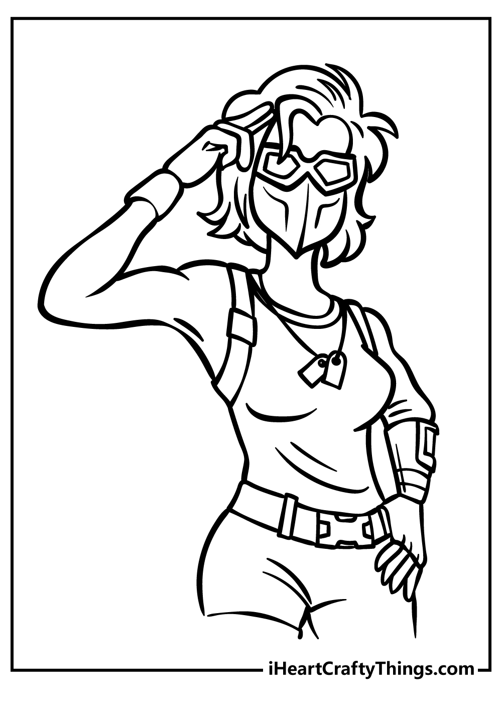 Fortnite coloring pages free printables