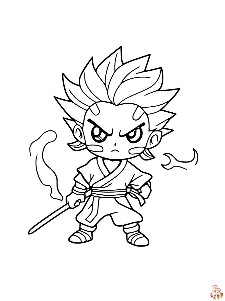 Demon slayer coloring pages printable free and easy