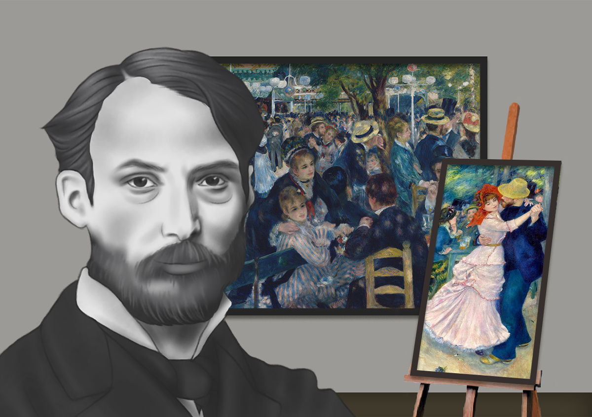Renoir paintings bio ideas