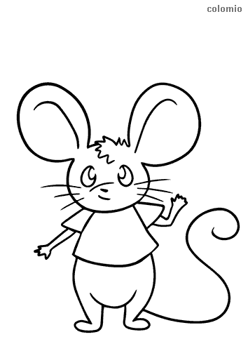 Mice coloring pages free printable mouse coloring sheets