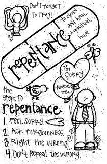 Repentance sunday school lessons bible lessons for kids primary lessons