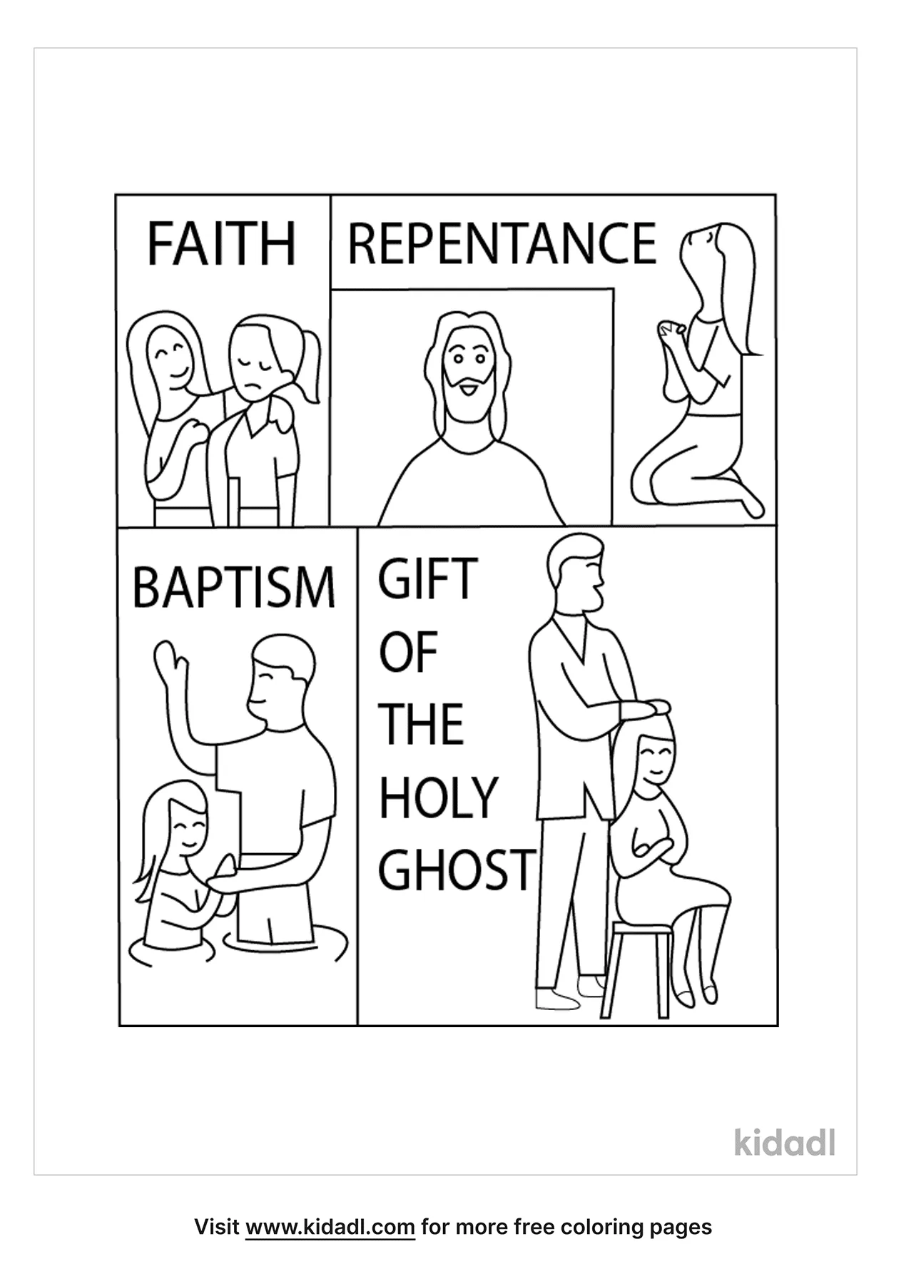 Free article of faith coloring page coloring page printables