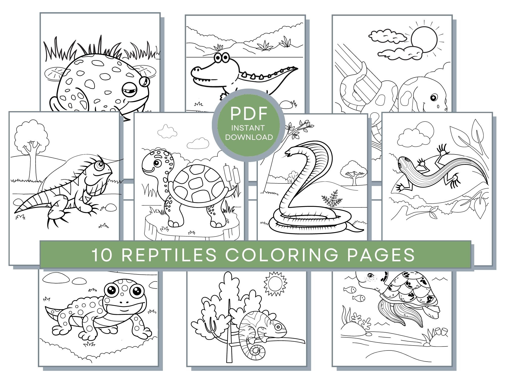 Reptile coloring pages reptile printables reptile coloring sheets crocodile coloring pages reptile activity page reptile downloadable