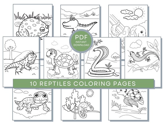 Reptile coloring pages reptile printables reptile coloring sheets crocodile coloring pages reptile activity page reptile downloadable