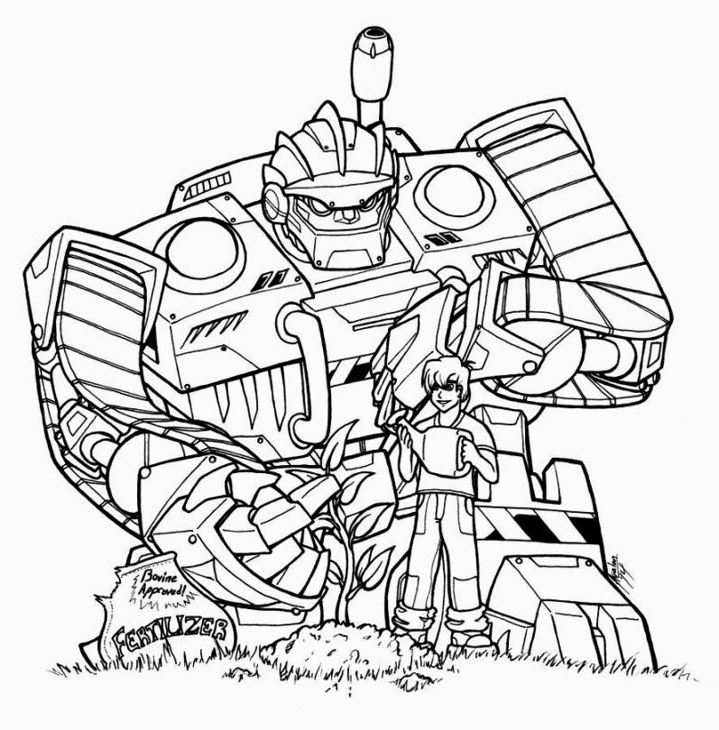 Rescue bots coloring pages