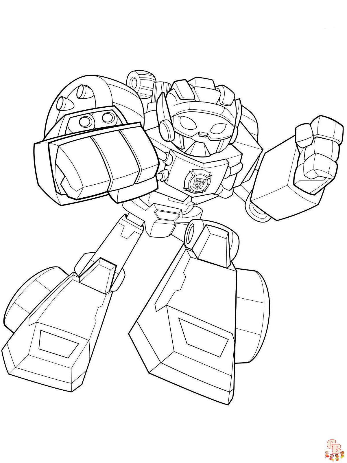 Rescue bots coloring pages free printable and easy to color