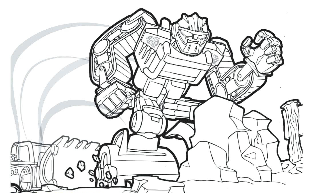 Rescue bots coloring pages