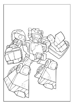 Printable transformers rescue bots coloring pages a creative outlet for kids