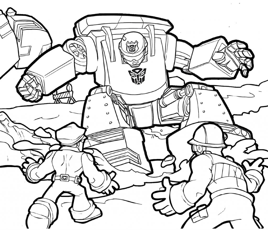 Rescue bots coloring pages