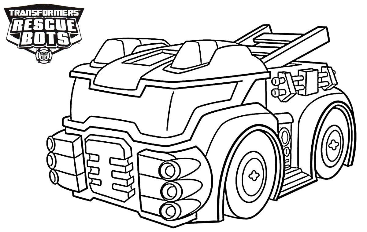 Rescue bots coloring pages