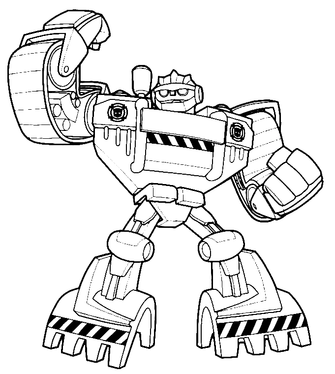 Rescue bots coloring pages printable for free download