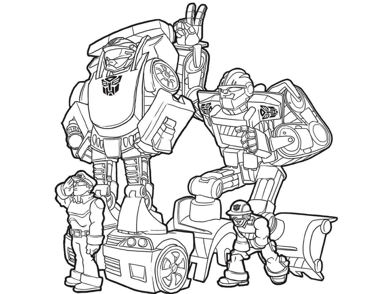 Transformers rescue bots chase and boulder coloring pages transformers coloring pages rescue bots coloring pages