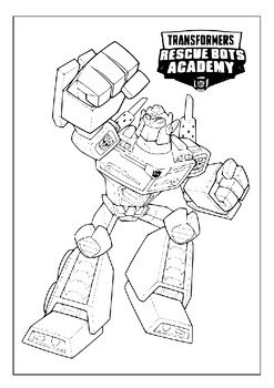 Printable transformers rescue bots coloring pages a creative outlet for kids