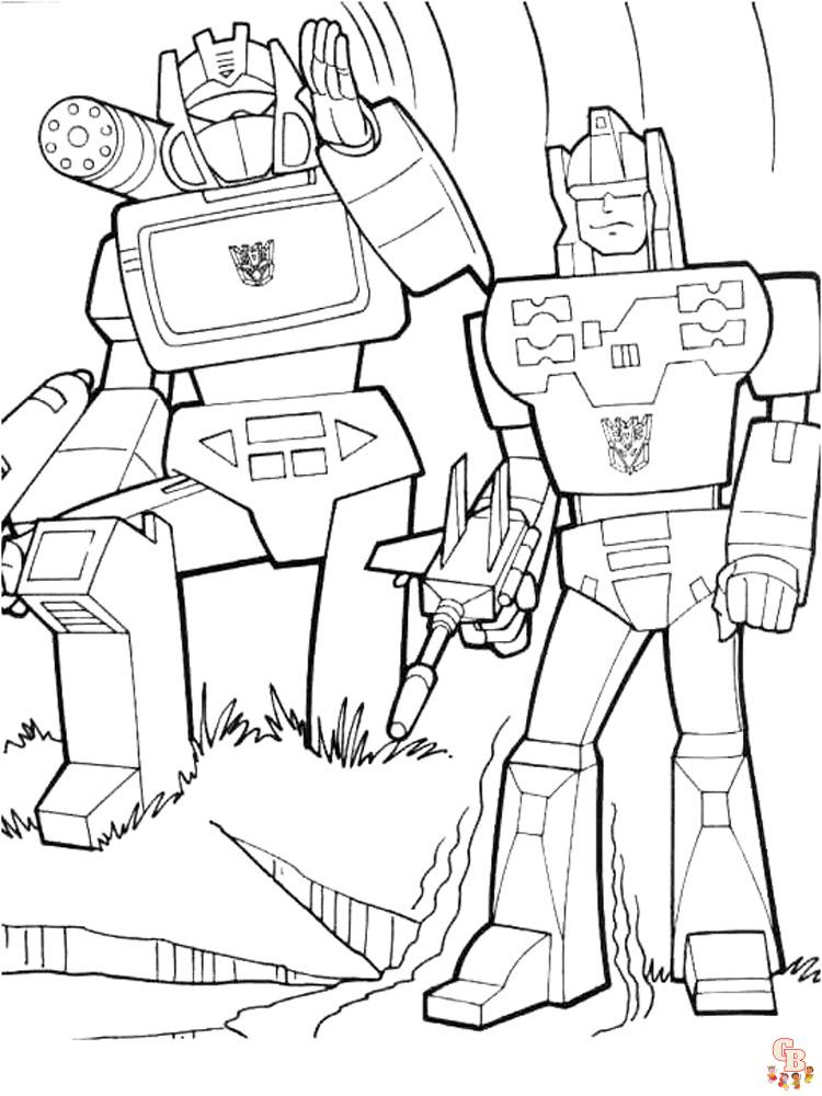 Rescue bots coloring pages free printable and easy to color