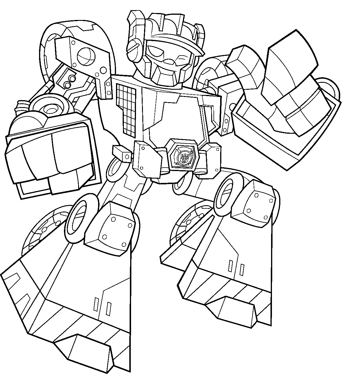 Rescue bots coloring pages printable for free download