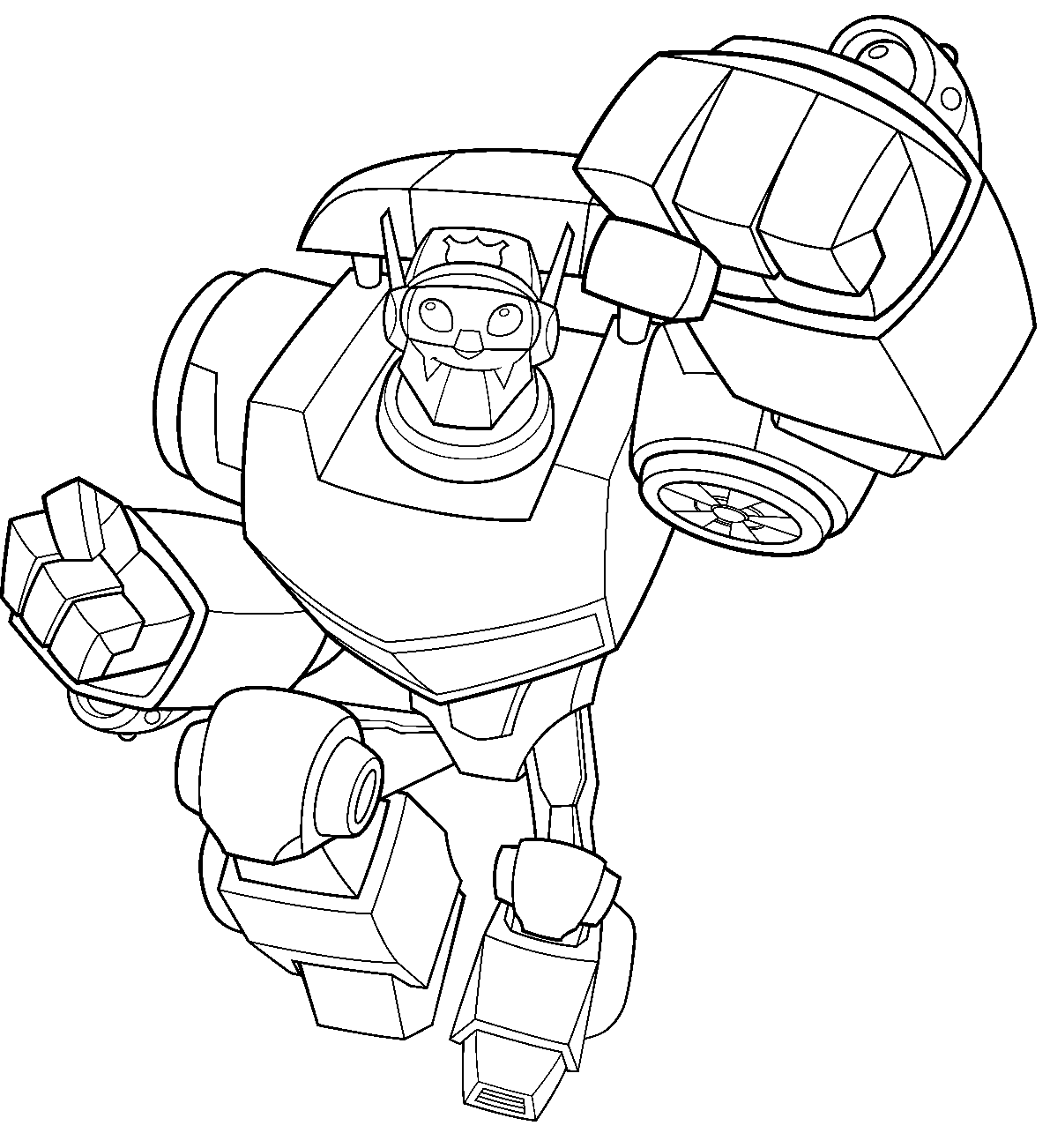 Rescue bots coloring pages printable for free download