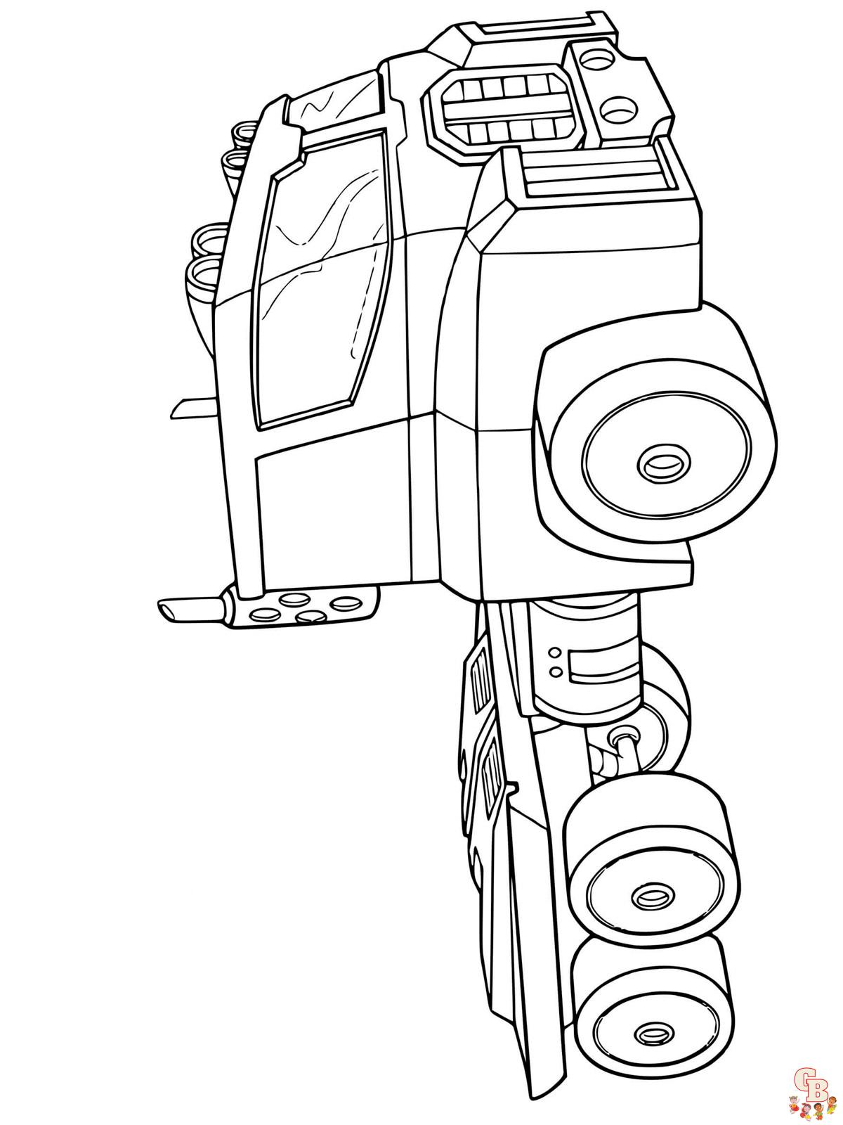 Rescue bots coloring pages free printable and easy to color