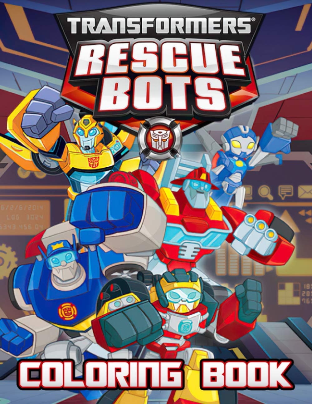 Transformers rescue bots coloring book cute characters of transformers rescue bots in stunning coloring pages for kids and anyone enjoy coloring fun by rosaline seely