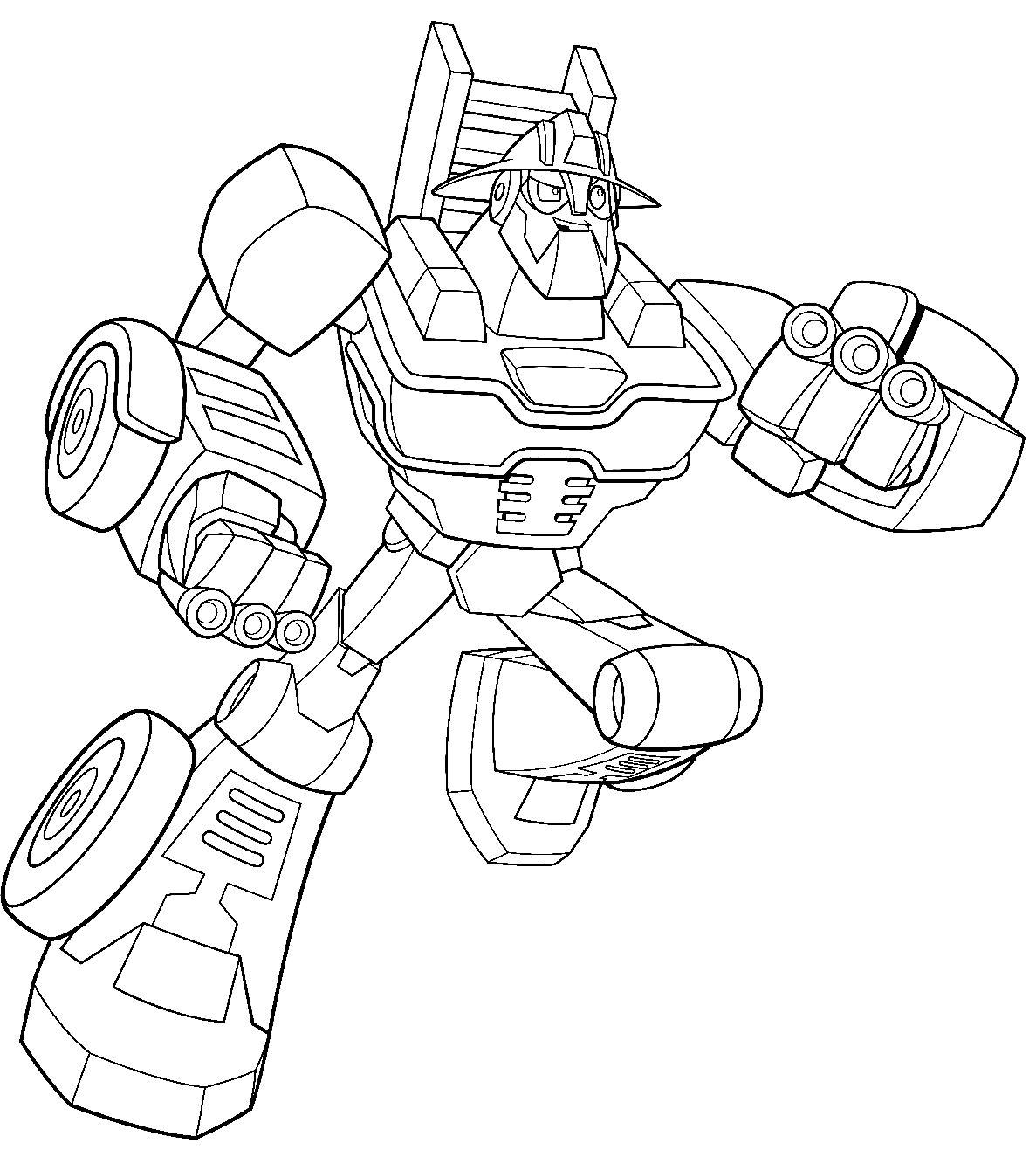 Rescue bots coloring pages printable for free download