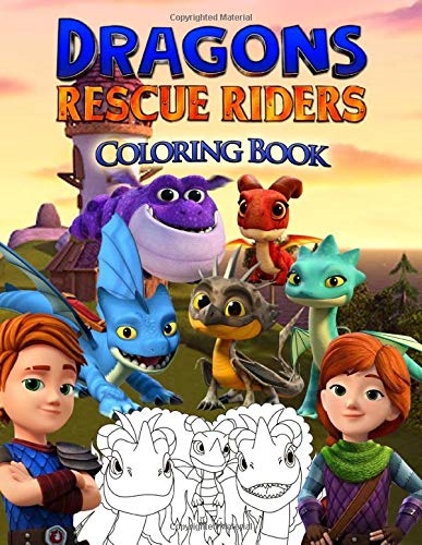 Dragons rescue riders coloring book dragons rescue riders coloring book with unofficial perfect images by james pickett