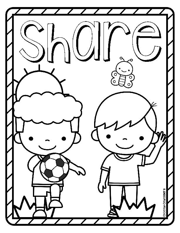 Respect coloring pages