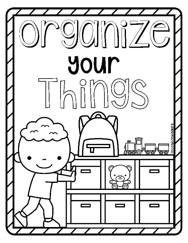 Responsibility coloring pages