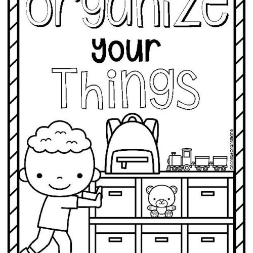 Responsibility coloring pages