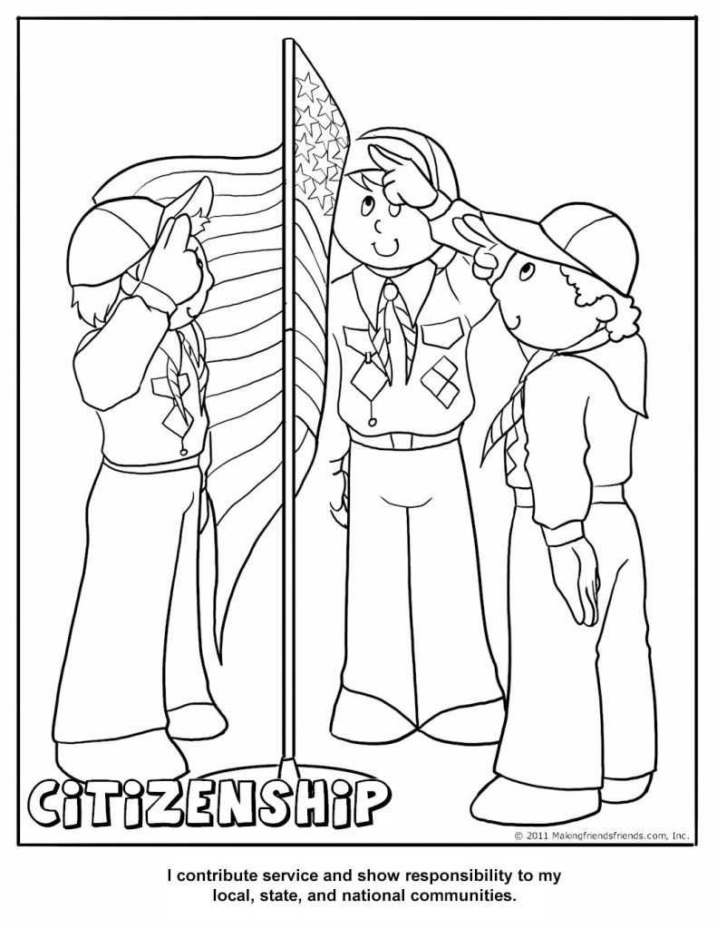 Cub scout coloring pages