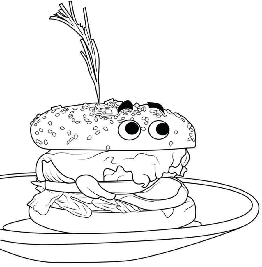 Entry by rliebdaf for create a childrens coloring book for restaurant