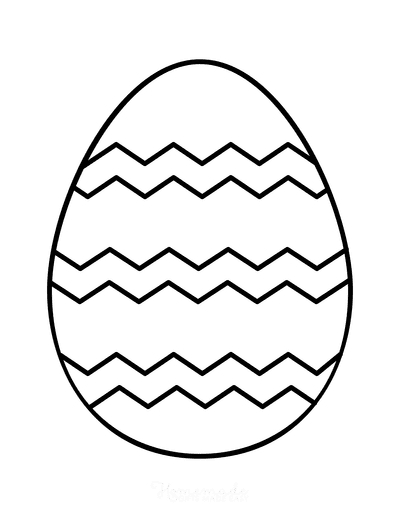 Easter egg coloring pages free printable templates
