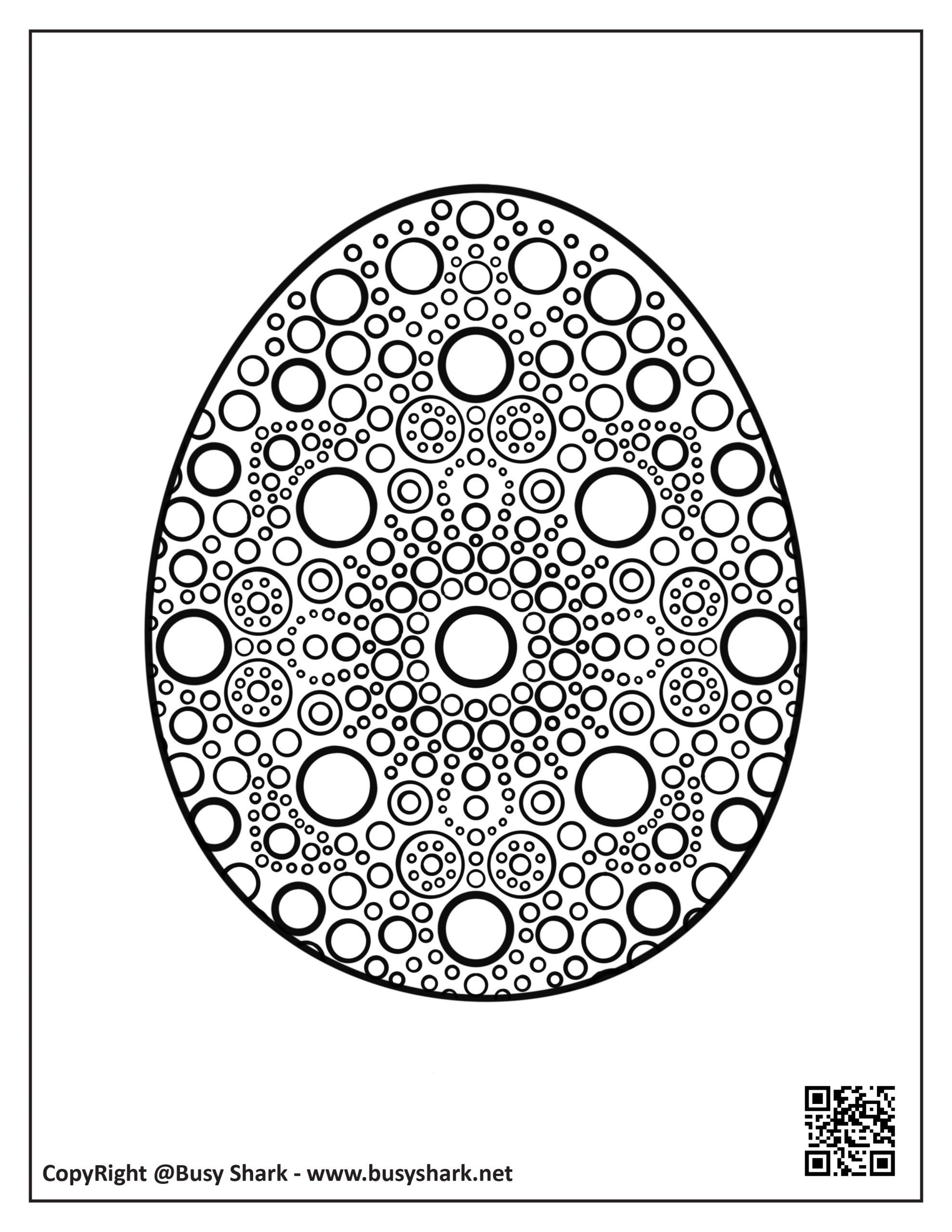 Easter eggs coloring pages free printables