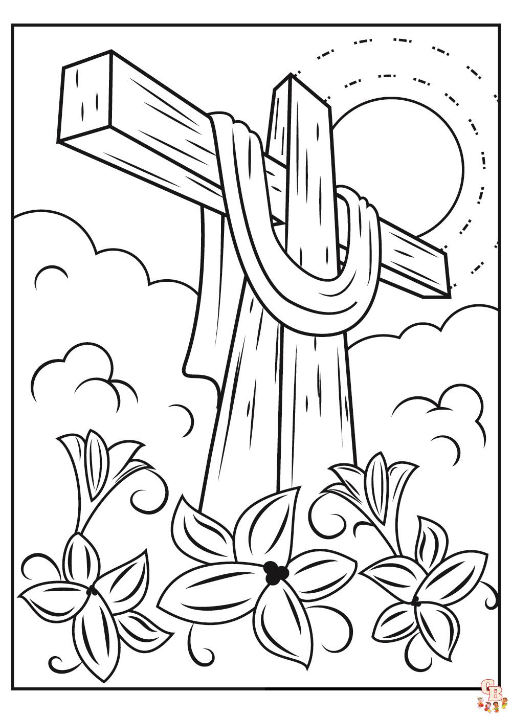 Celebrate resurrection with free printable coloring pages