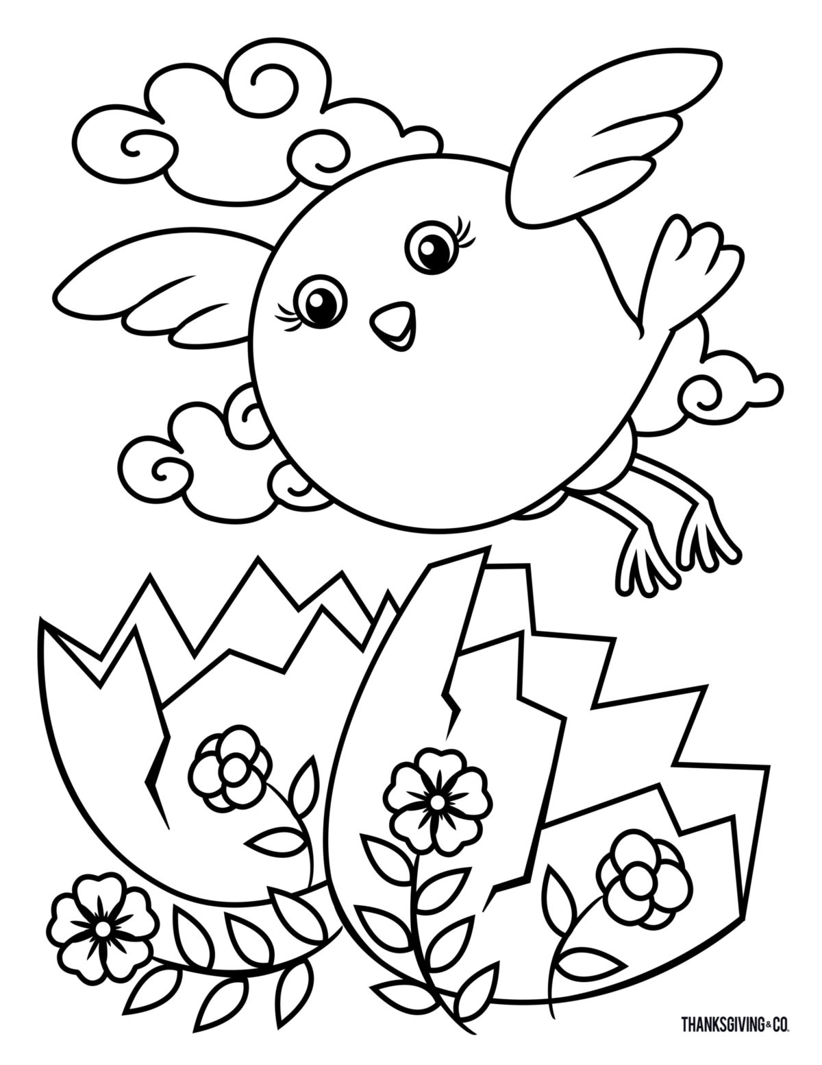 Free printable easter coloring pages your kids will love