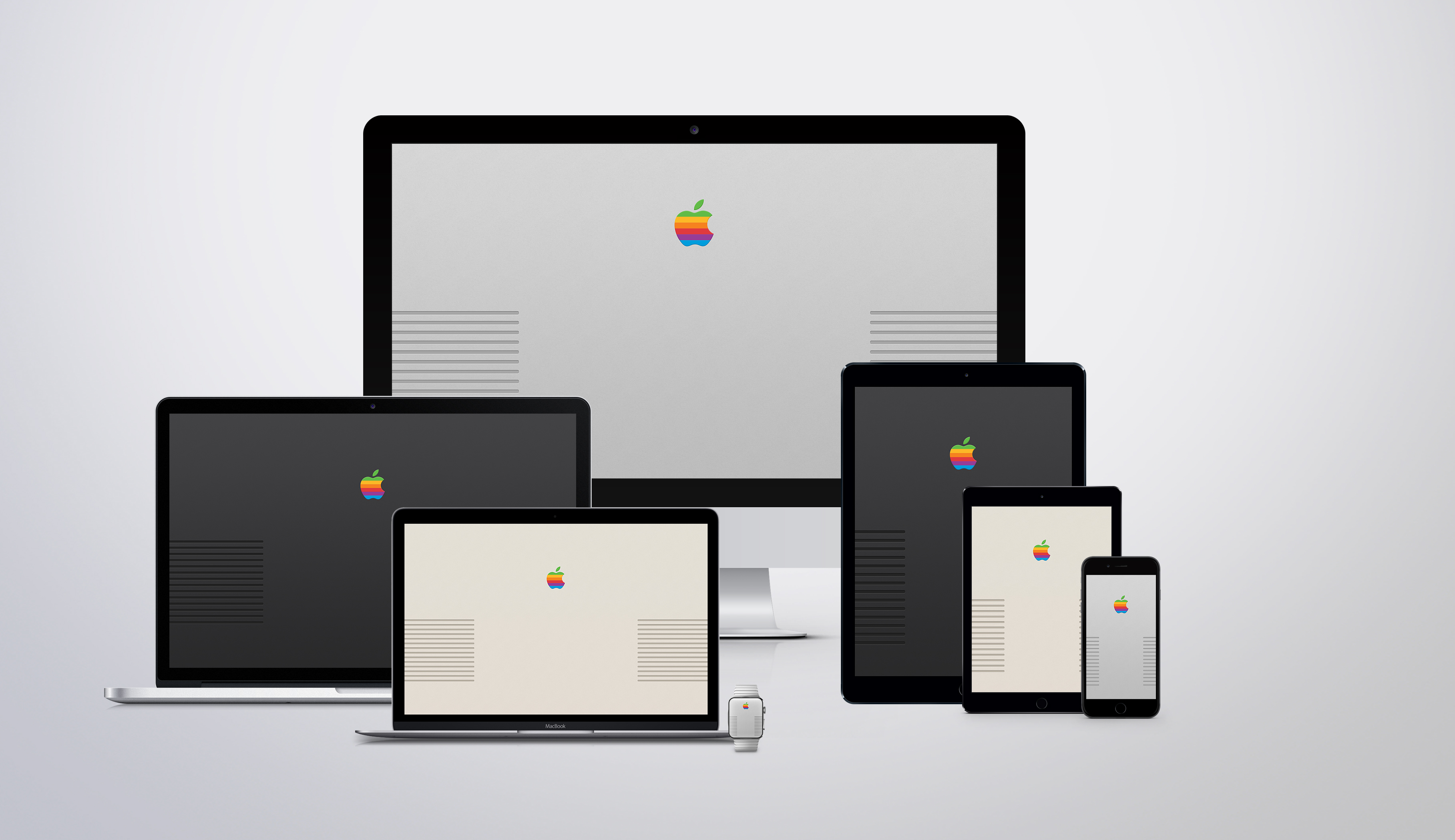 Retro apple wallpapers by jasonzigrino on