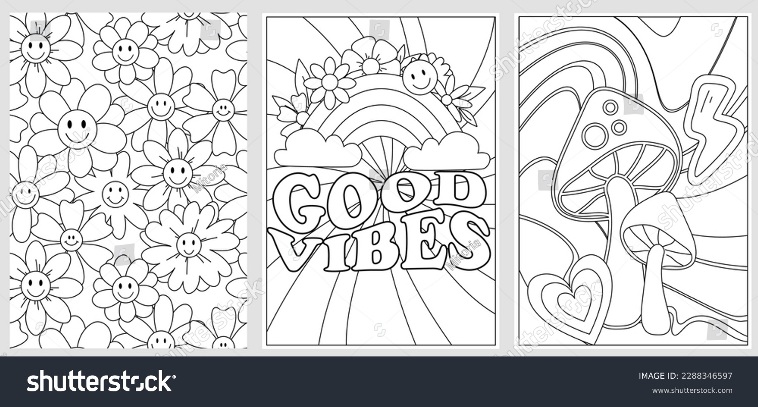 Rainbow coloring page images stock photos d objects vectors