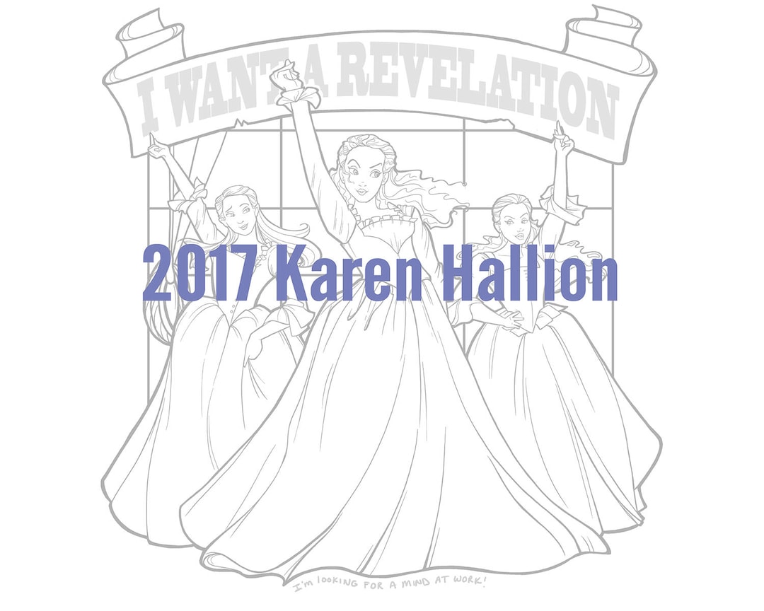 Revelation coloring page digital download