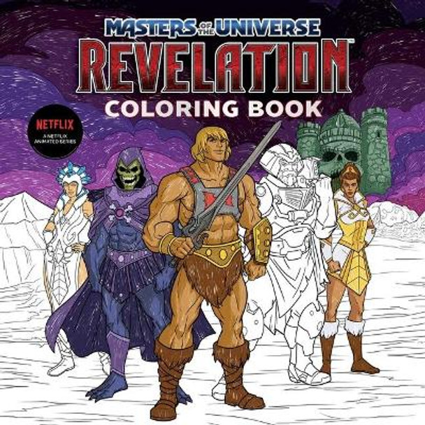 Masters of the universe revelation official coloring book essential gift for fans mattel