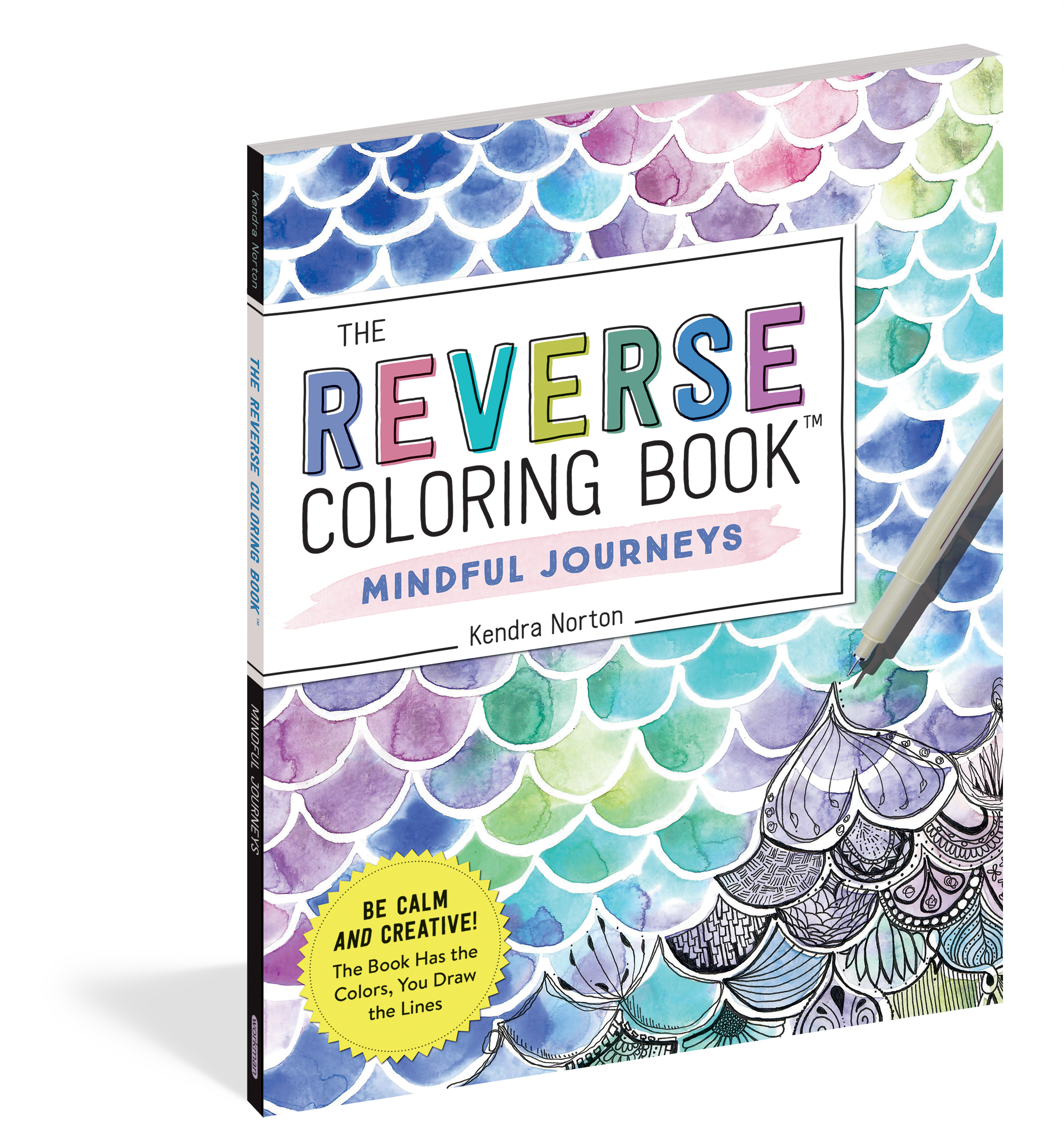 The reverse coloring book