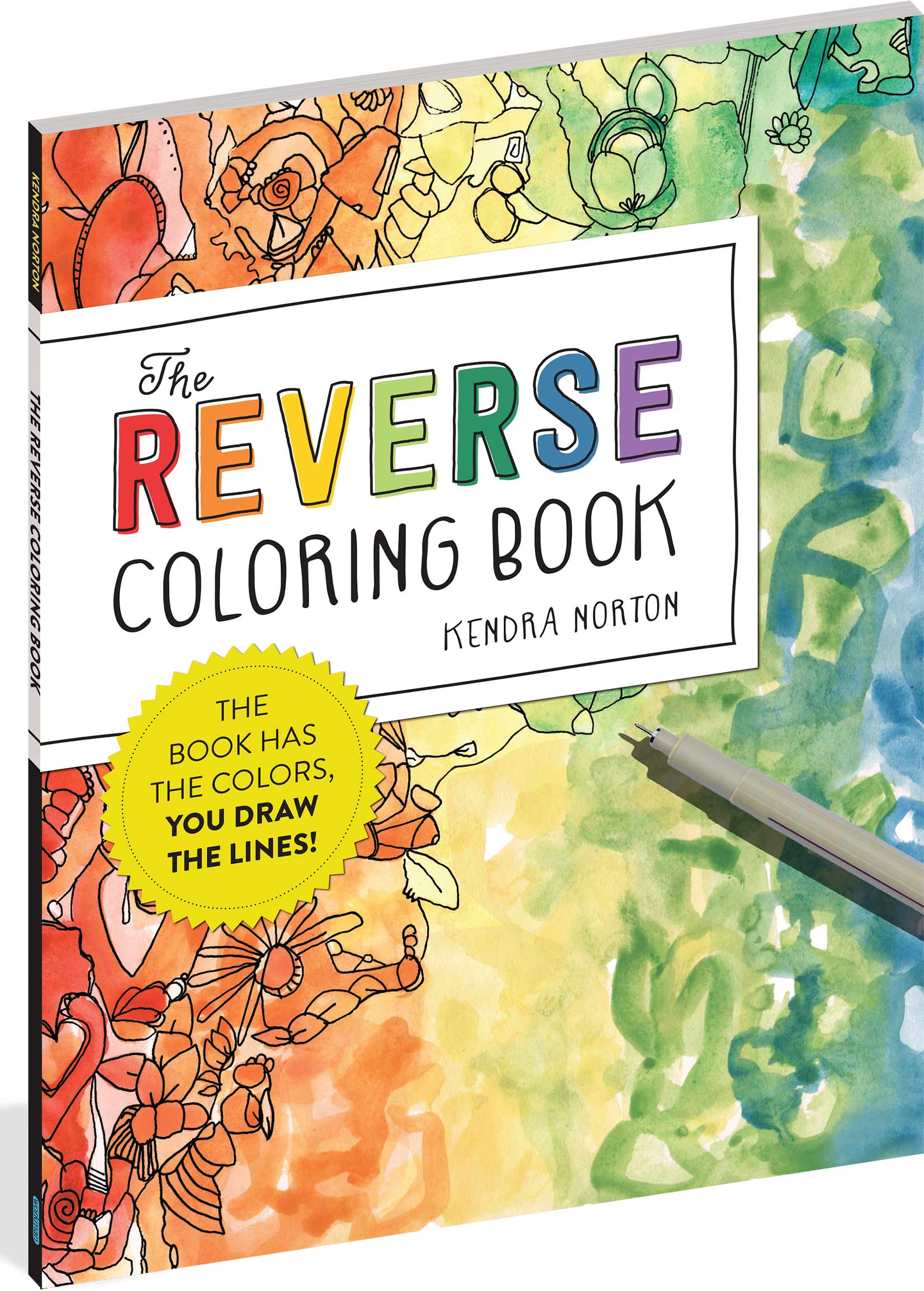 The reverse coloring book