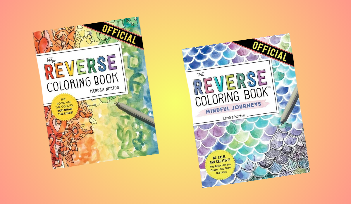 What is a reverse coloring book the hottest relaxation tool of and a trending gift idea according to google