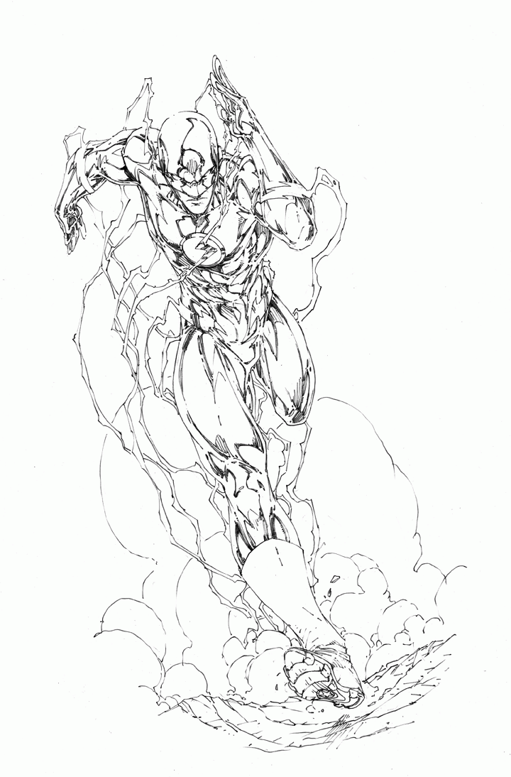 Reverse flash flash coloring pages