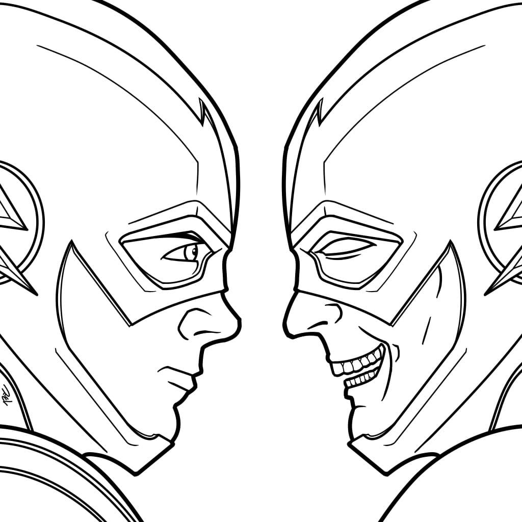 Flash coloring pages