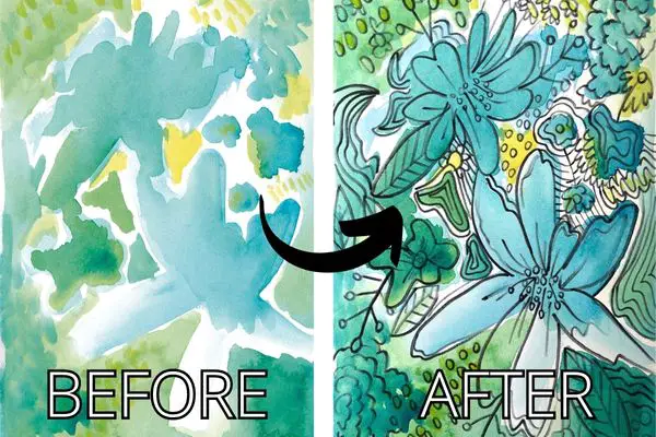 Why every artist needs to do reverse coloring and finally defeat art block