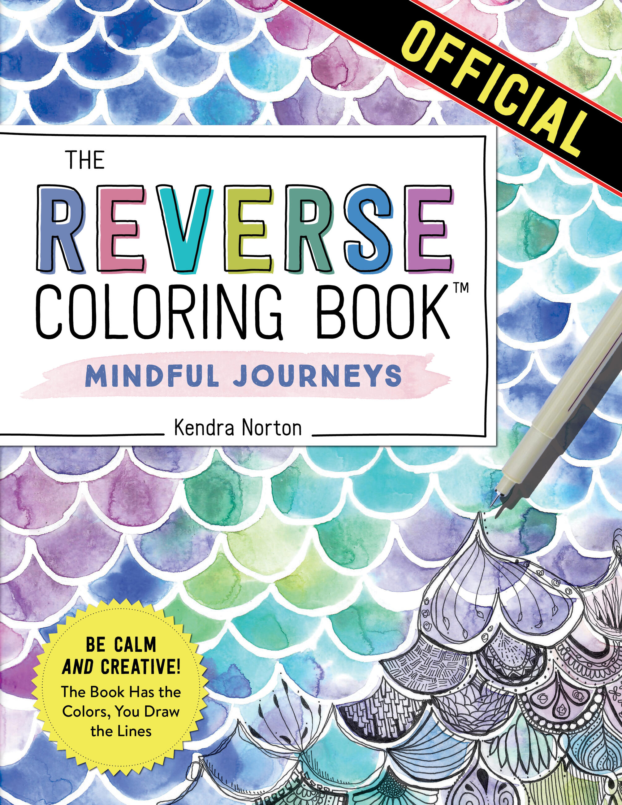 The reverse coloring bookâ mindful journeys by kendra norton hardie grant publishing