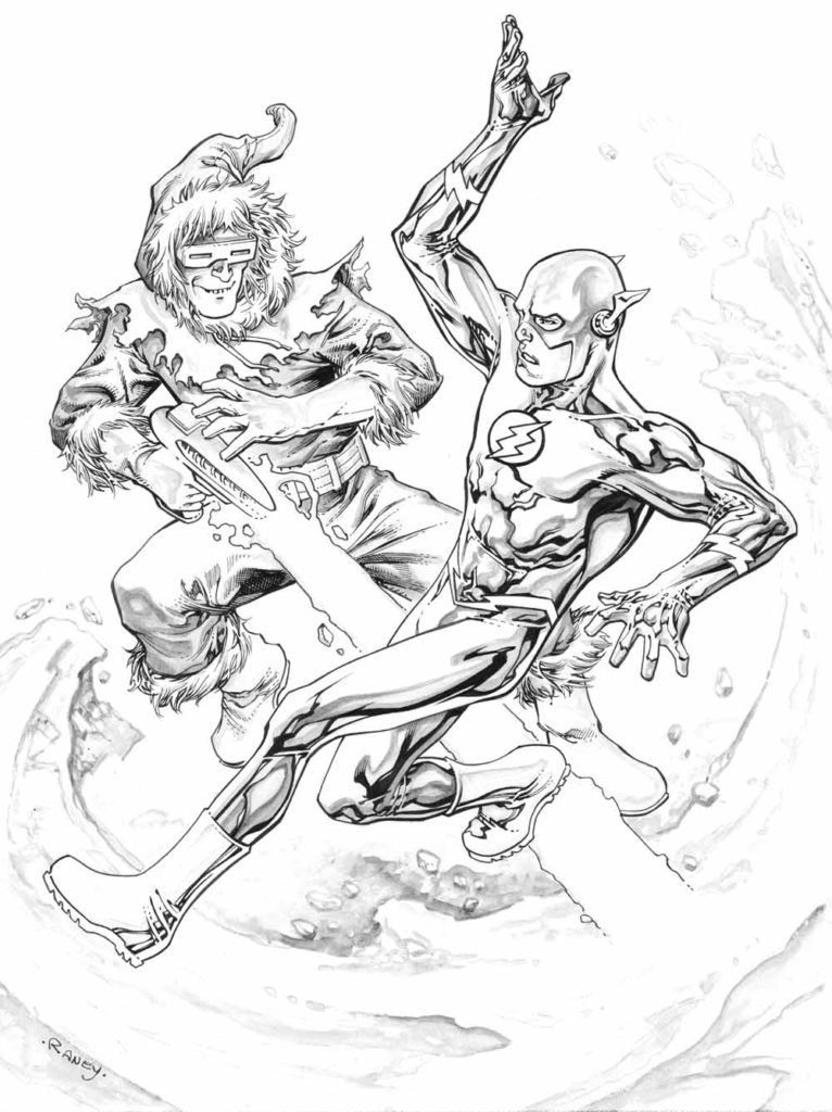 Flash coloring pages