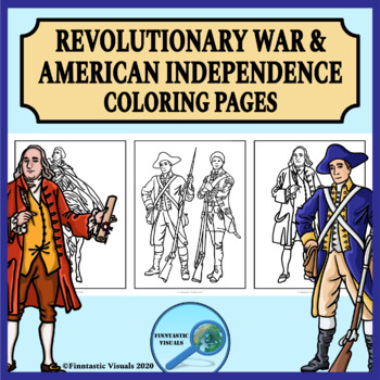 American revolution coloring tpt