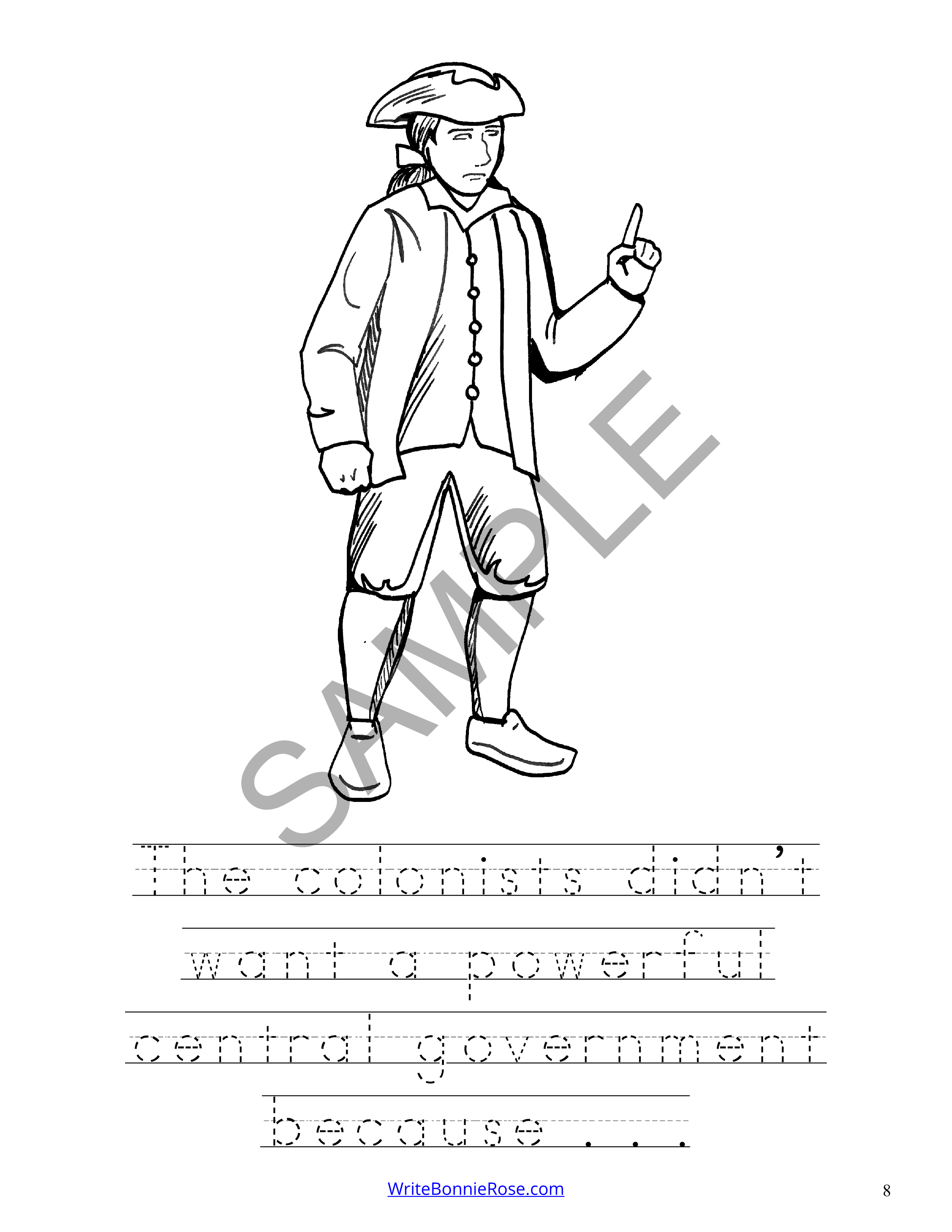 Story of the us constitution and bill of rights coloring book