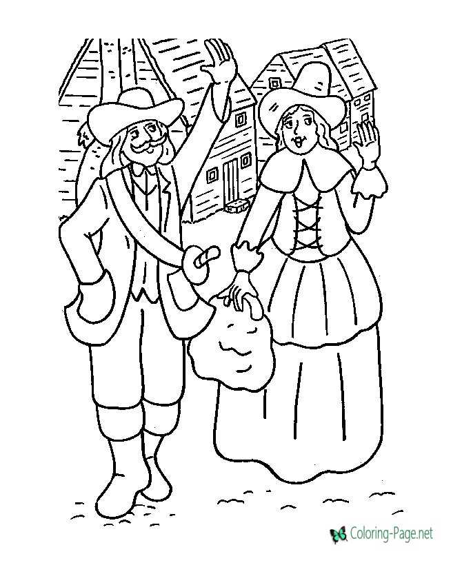 Thanksgiving coloring pages